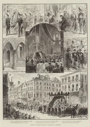 Pogrzeb księcia Baldwina z Flandrii w Brukseli